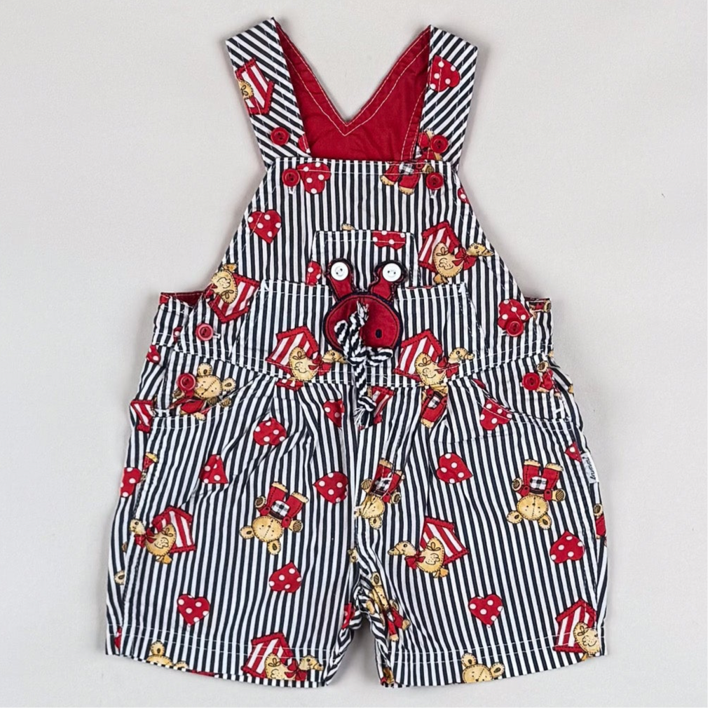 Striped Vintage Shortalls