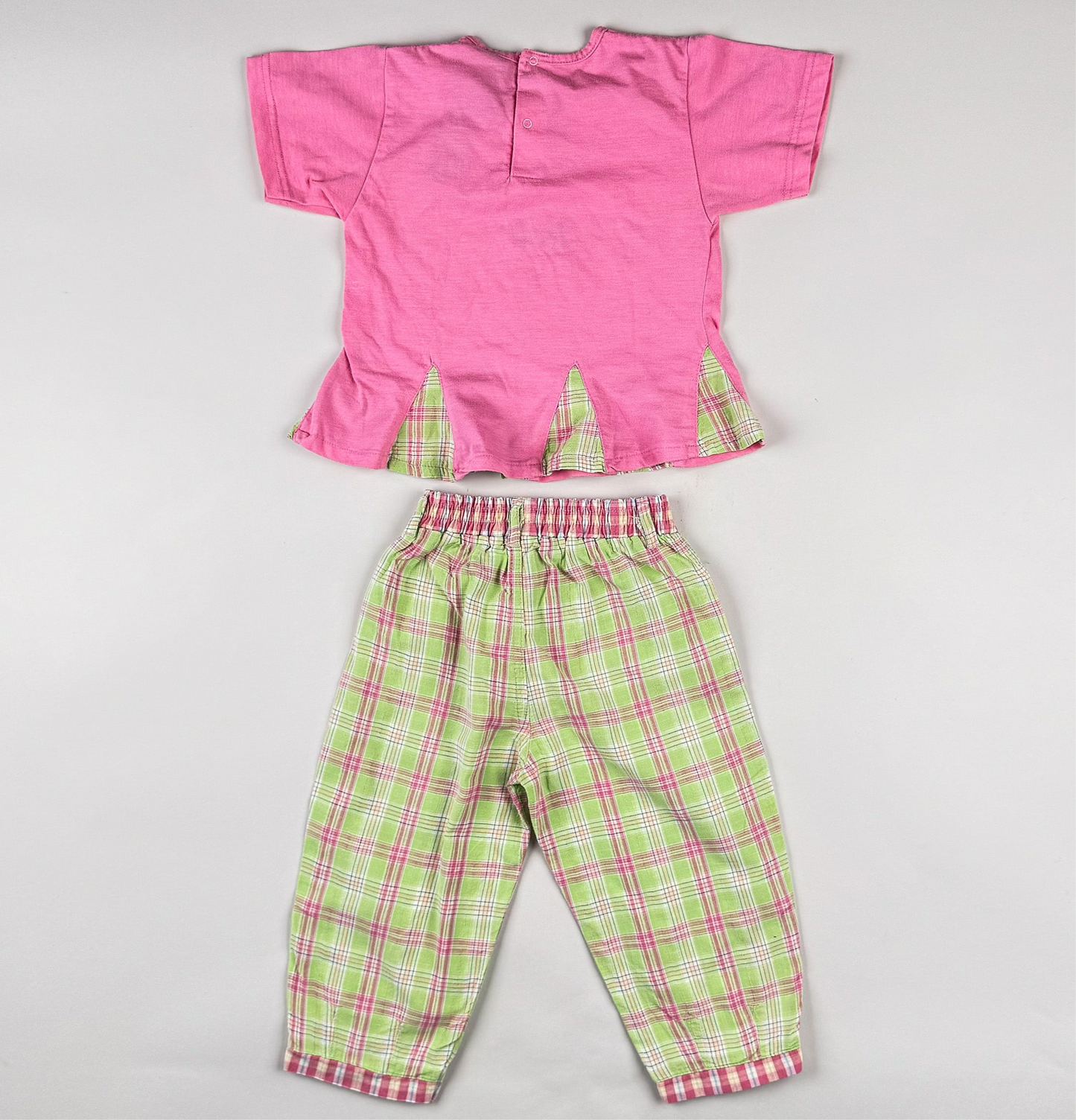 Matching Set in pink, green and multi