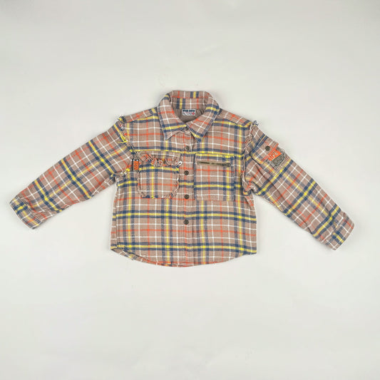 Checked Vintage Flannel Shirt