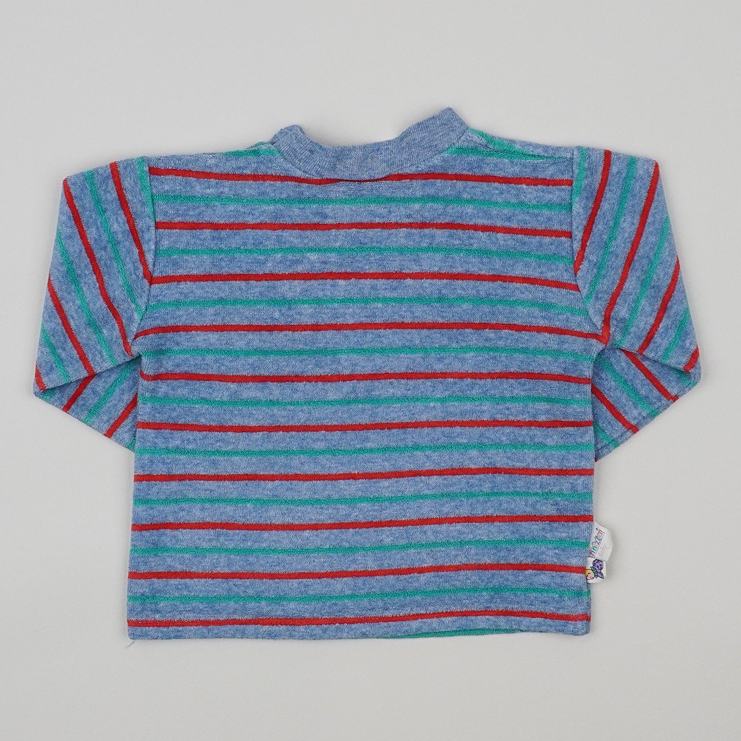 Velvet Vintage Striped Long-Sleeved Shirt