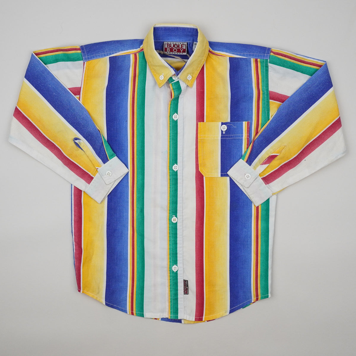 Vintage Bugle Boy Striped Shirt