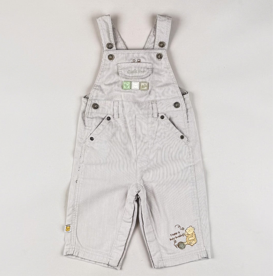 Striped Winnie the Pooh Overalls