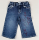Pantss With Embroidery in blue and pink