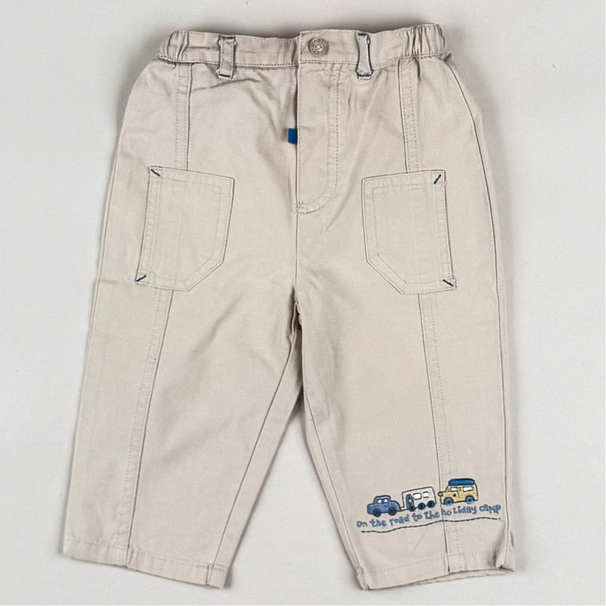 Vintage Pants with Embroidery