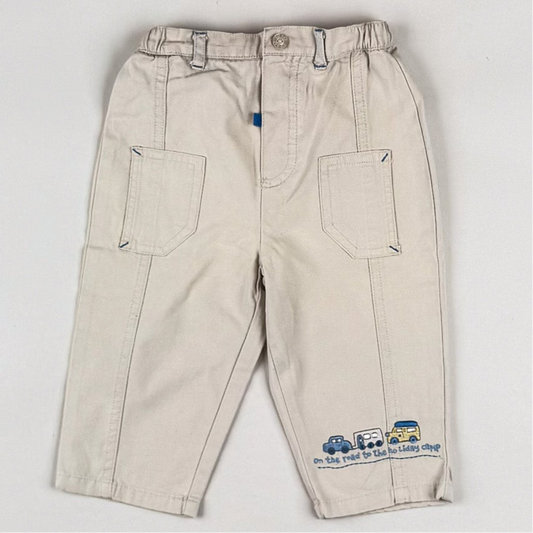 Vintage Pants with Embroidery