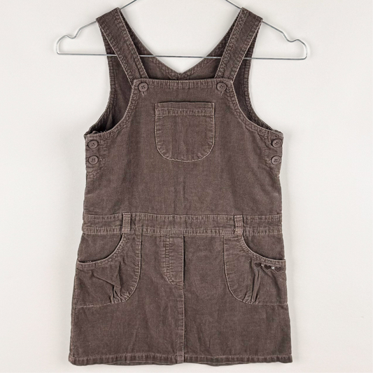 Corduroy Dress in brown