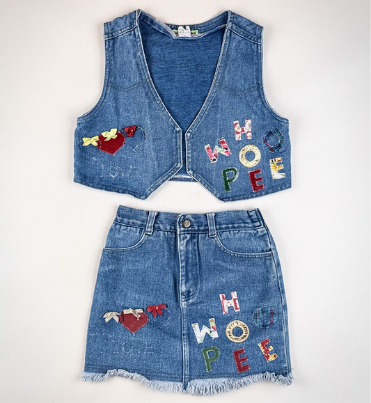 Matching Vintage Denim Set