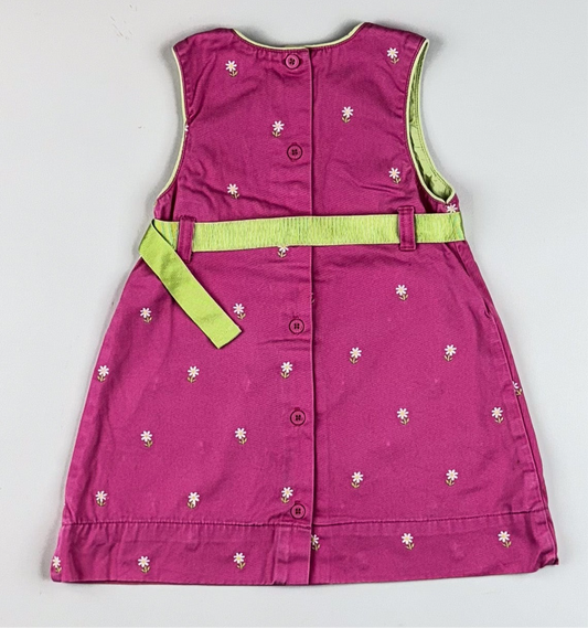 Denim Dress with Embroidery