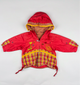 Hooded Jacket in red and yellow