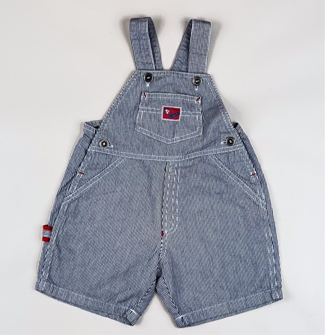 Striped Vintage Shortalls