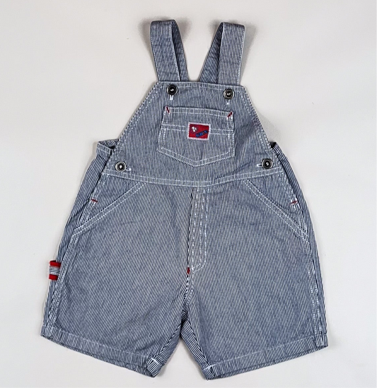 Striped Vintage Shortalls