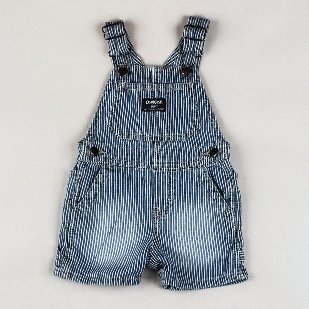 OshKosh Hickory Stripe Shortalls