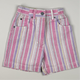Vintage Striped Denimshort