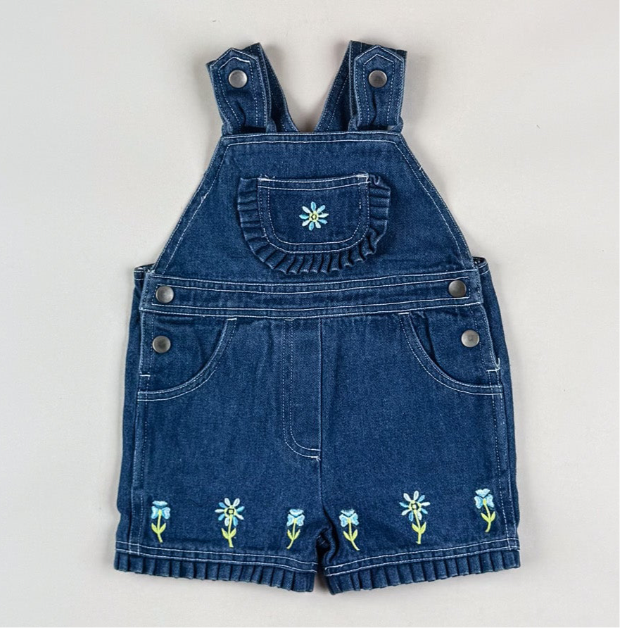 Vintage Shortalls with Embroidery
