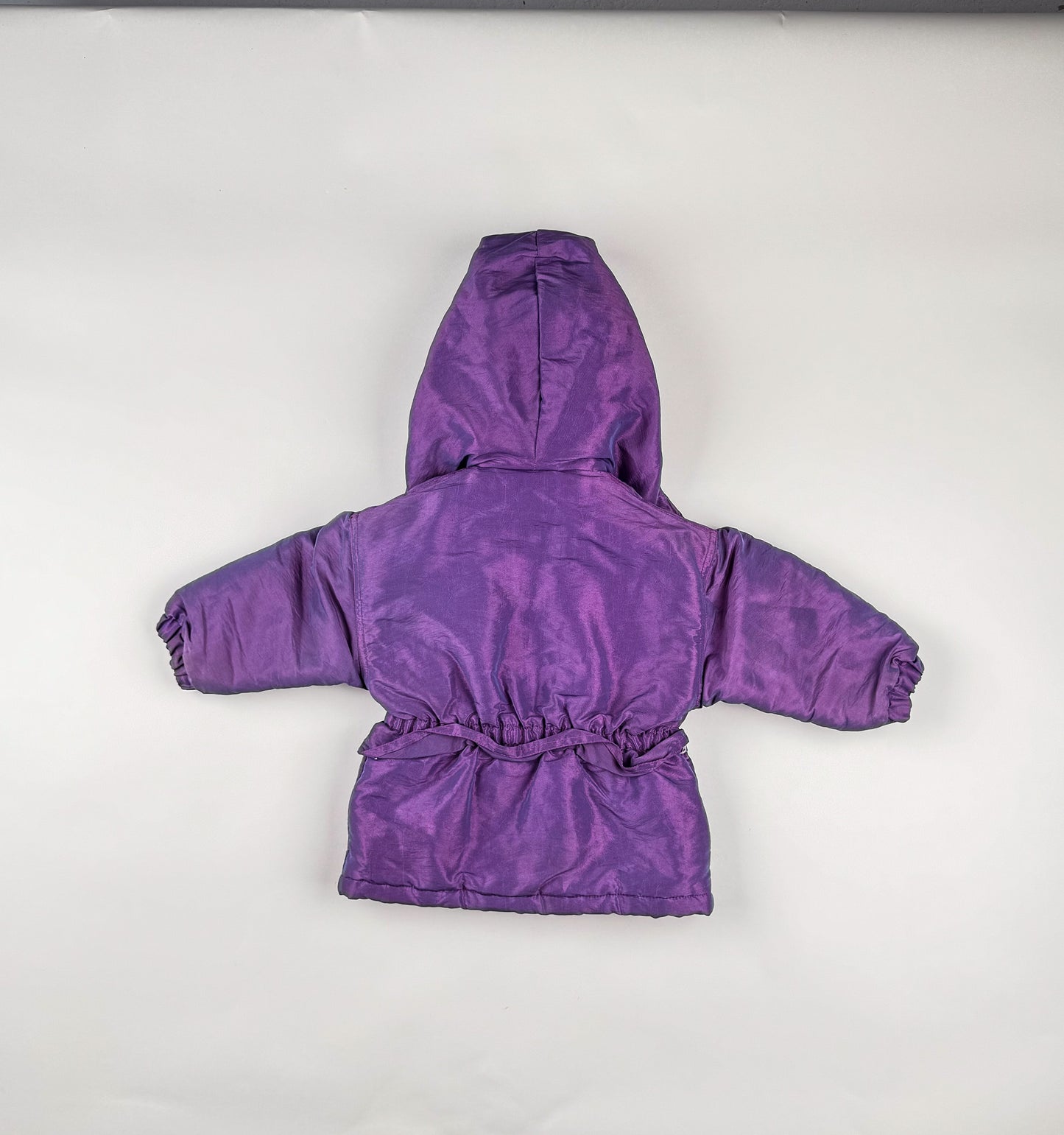 Padded Jacket in purple and multi