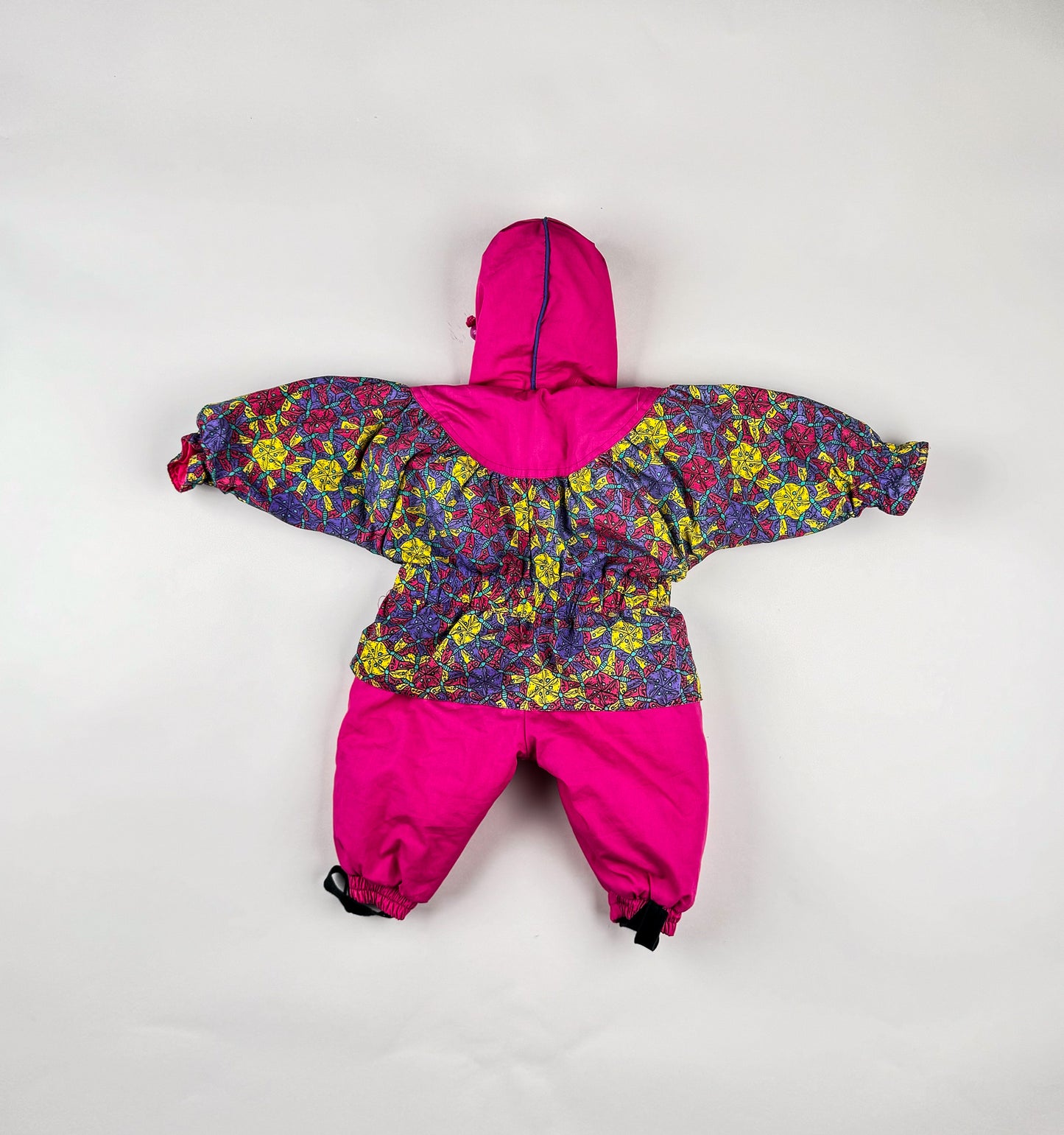 Snowsuit in pink and multi