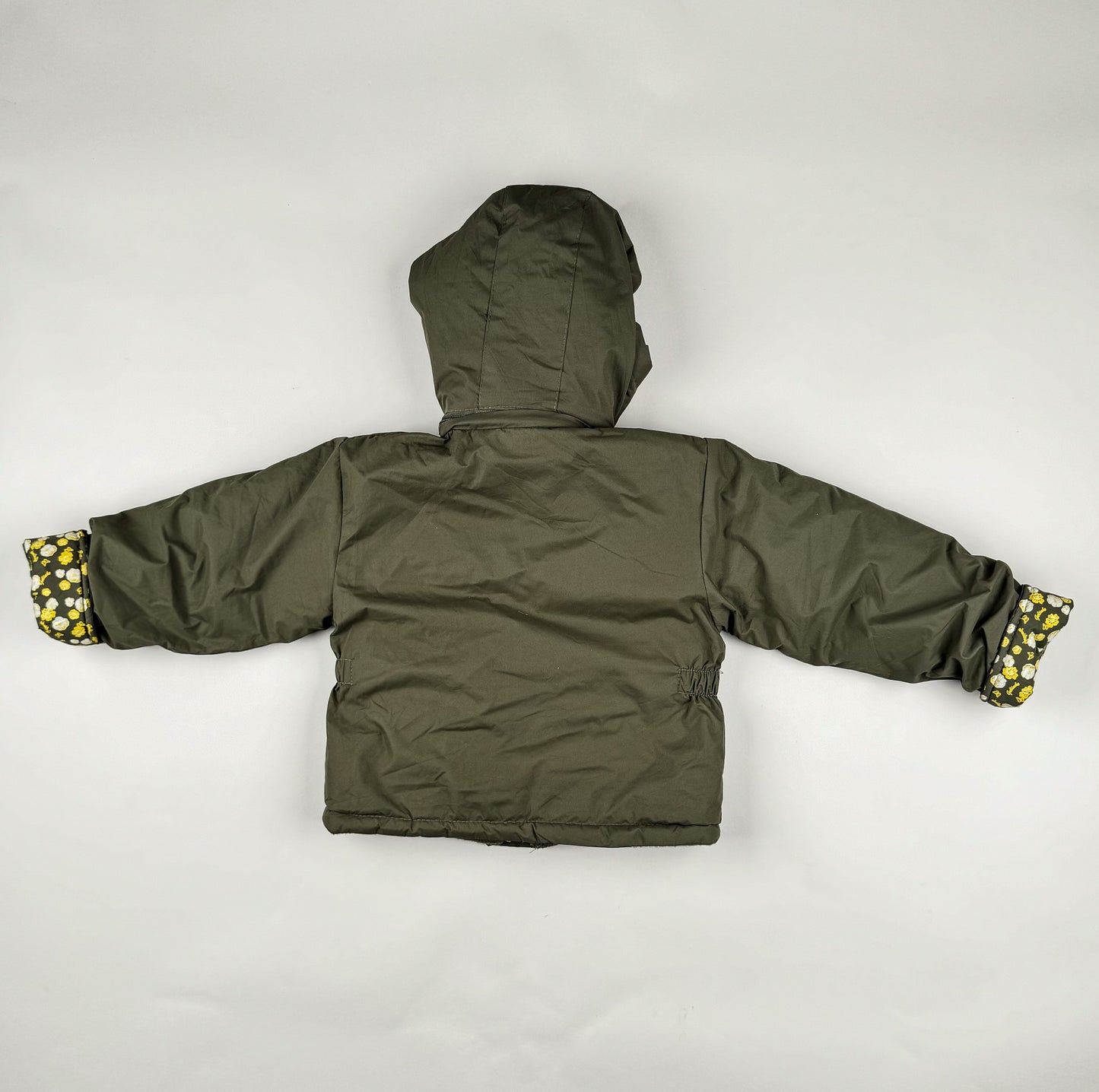 Padded Jacket in green and khaki