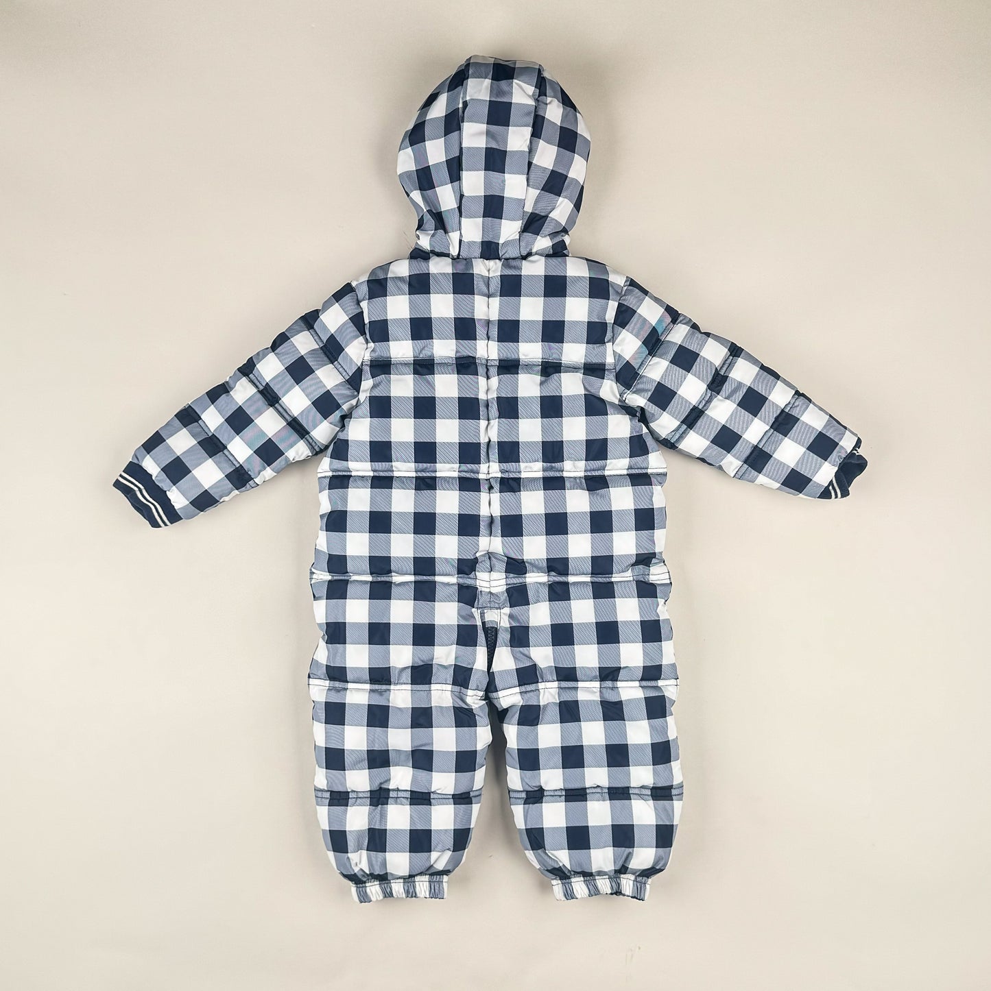 Checked Snowsuit