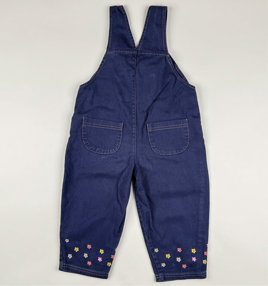 Vintage Overalls with Embroidery