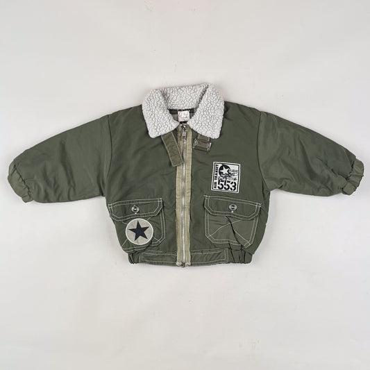 Vintage Aviator Bomber Jacket