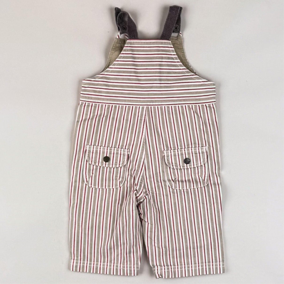 Striped Vintage Overalls