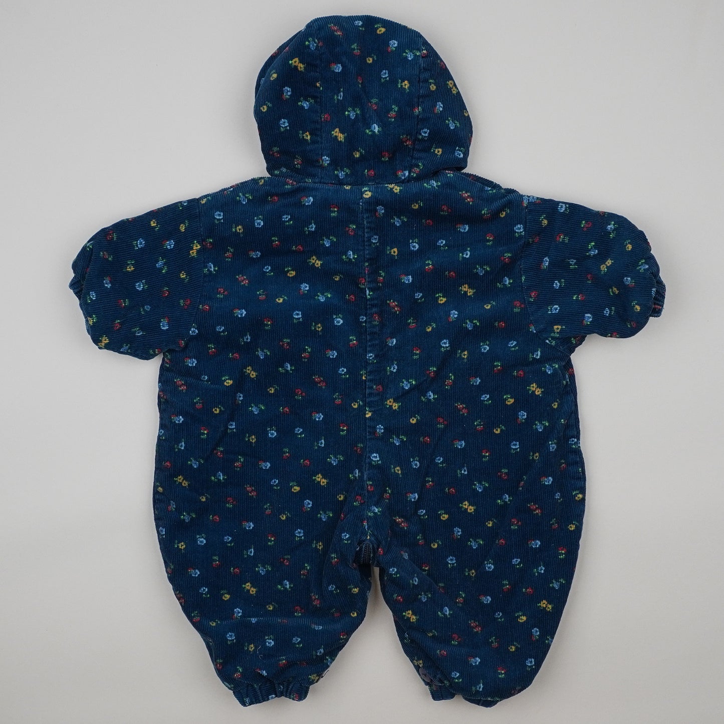 Adams Padded Corduroy One-Piece with Flowers