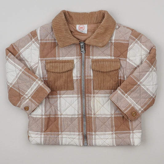 Vintage Padded Checkered Jacket