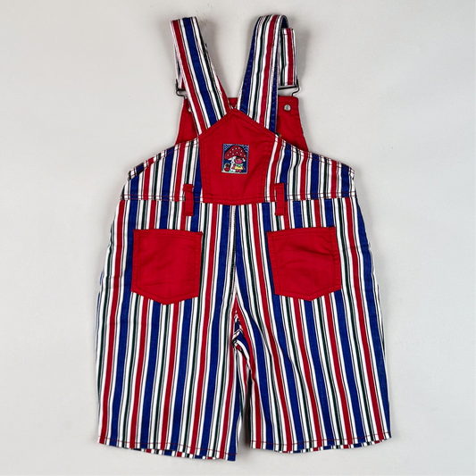 Striped Vintage Shortalls