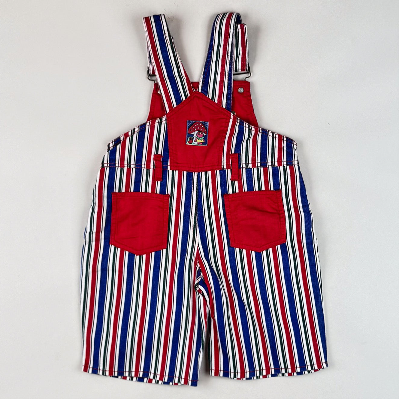 Striped Vintage Shortalls