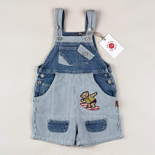 Striped Vintage Shortalls