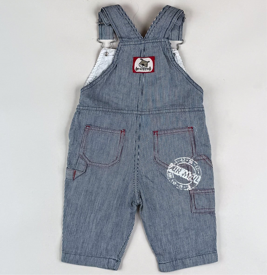 Striped Vintage Overalls