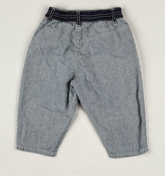 Baggy Pants in blue and white