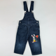 Overalls in black, grey and multi
