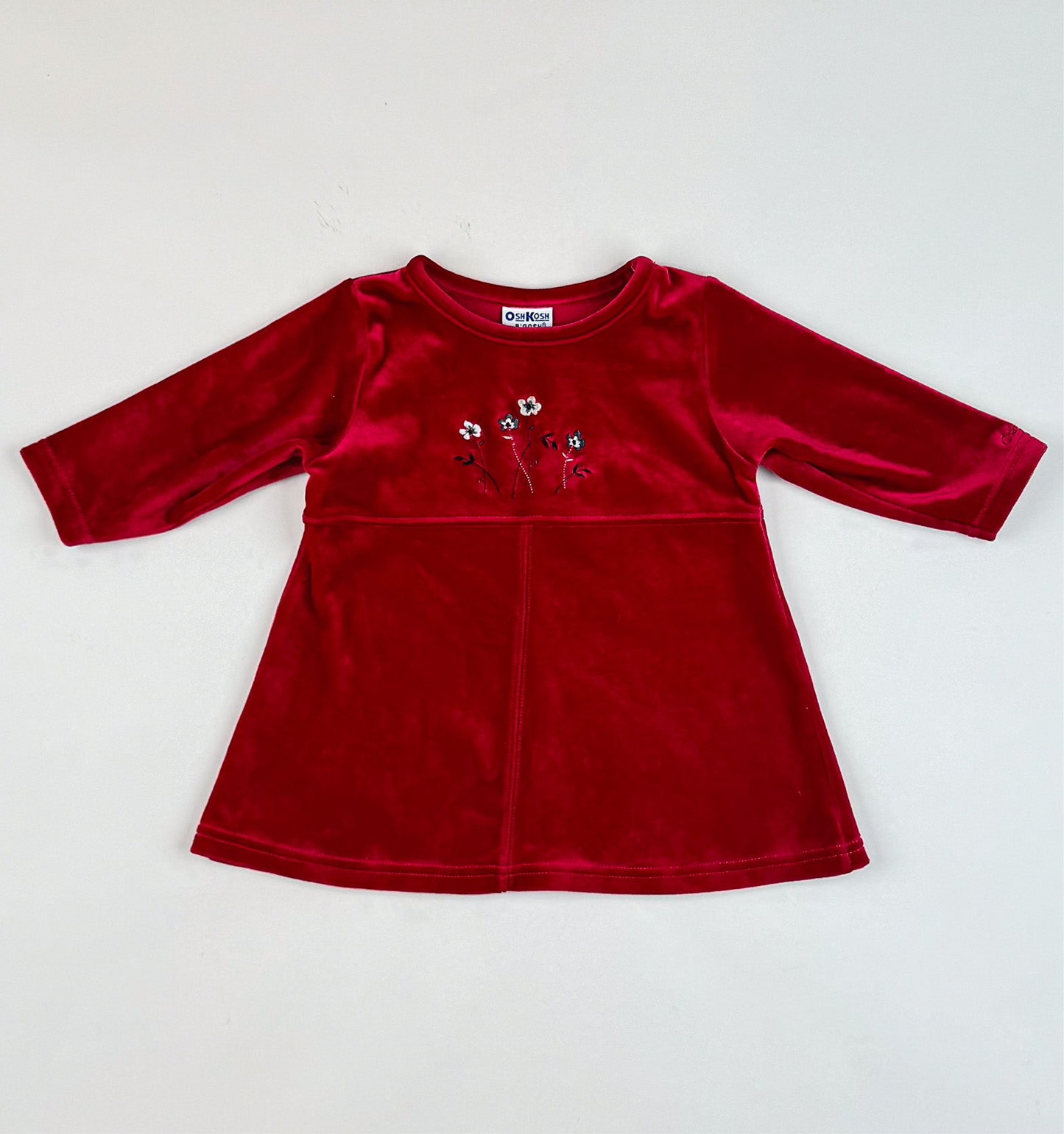 Vintage OshKosh Velvet Dress