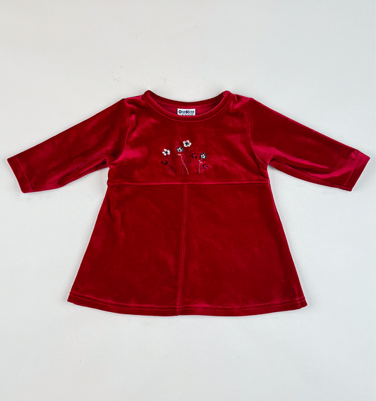 Vintage OshKosh Velvet Dress
