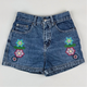 Vintage Denim Shorts with Embroidery