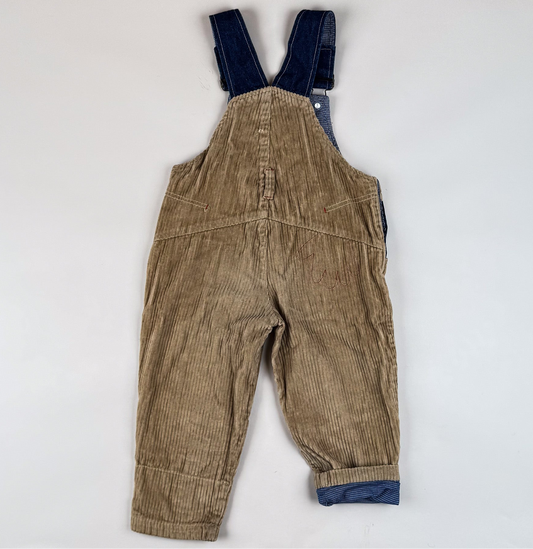 Vintage Corduroy Overalls