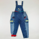 Overalls in blue