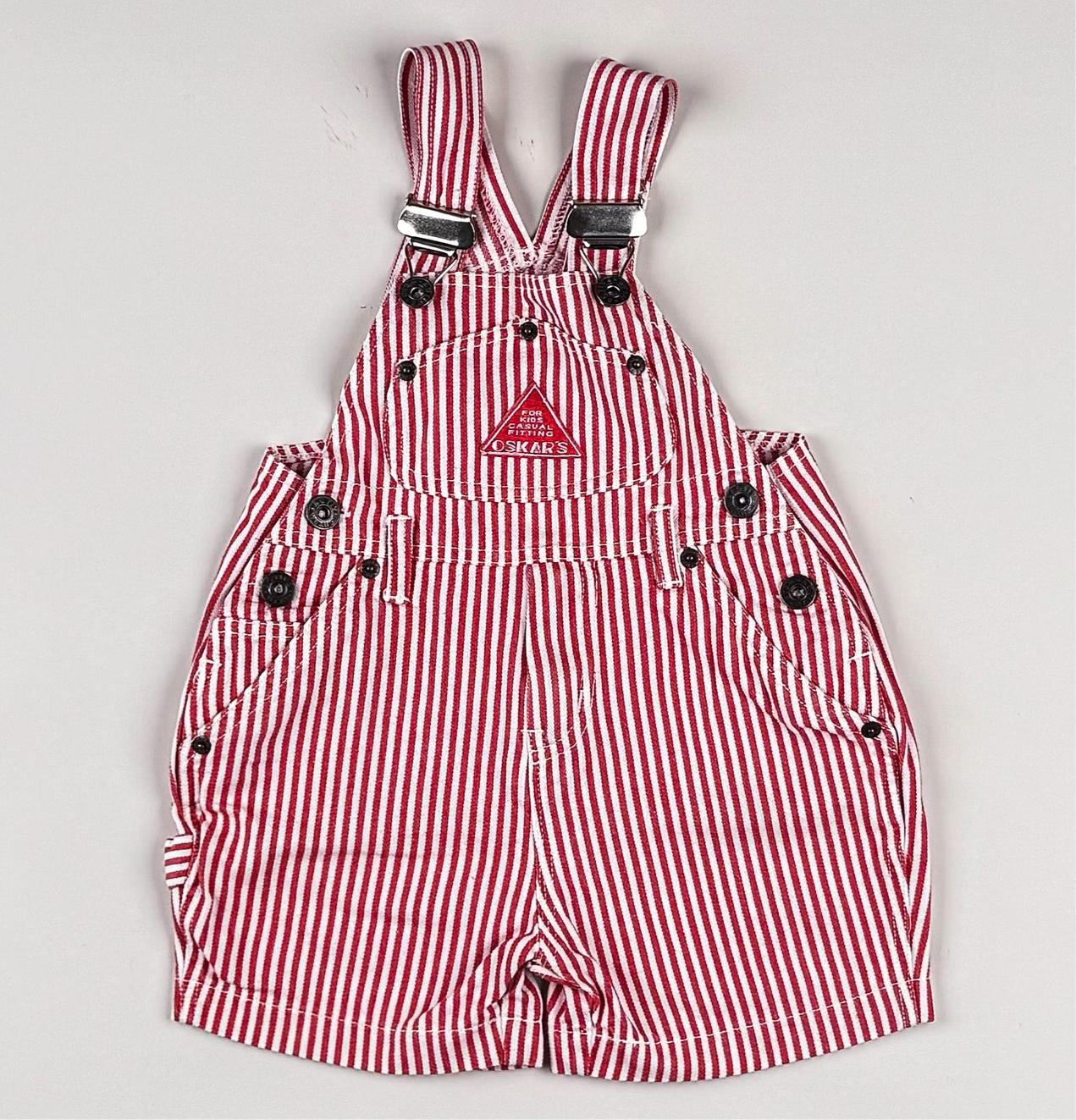 Striped Vintage Shortalls
