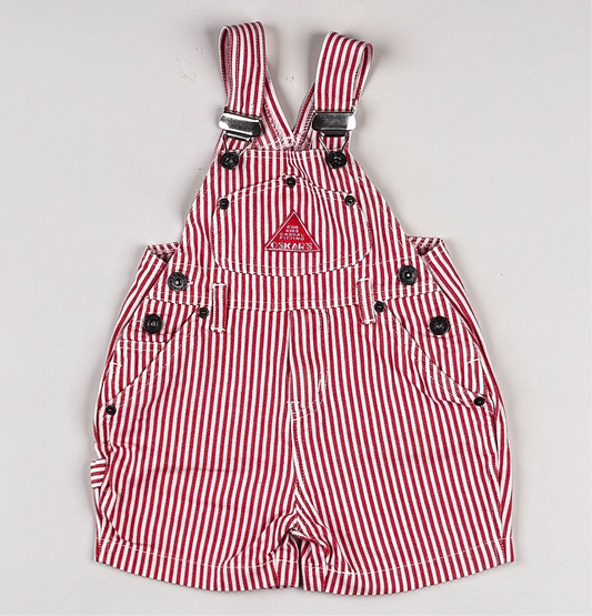 Striped Vintage Shortalls