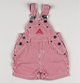 Striped Vintage Shortalls