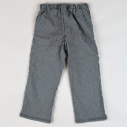 Checkered Capri Pants