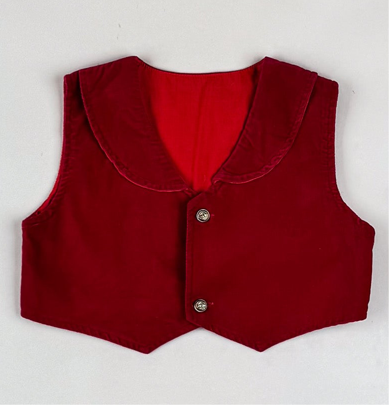 Vintage Vest in Velvet