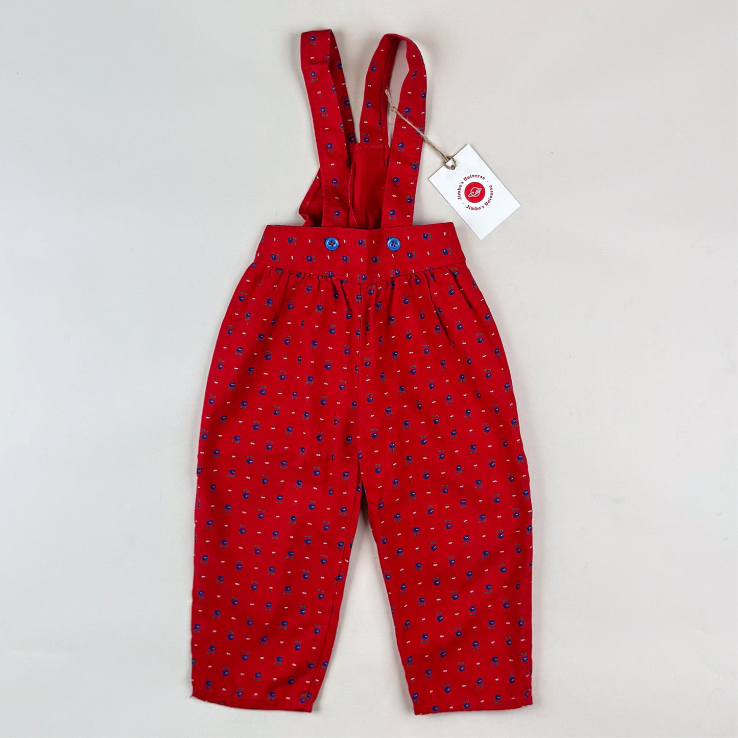 Vintage Floral Overalls