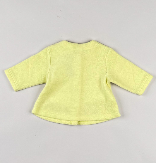 Fleece Jacket in yelloew and multi
