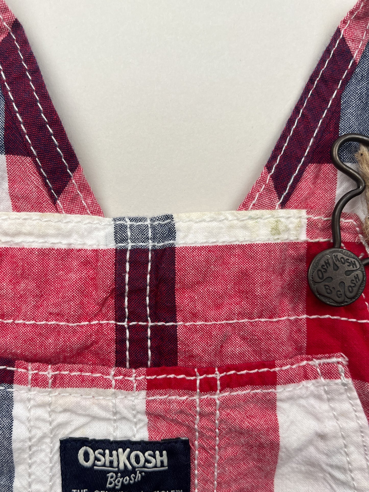 OshKosh Checkered Shortalls