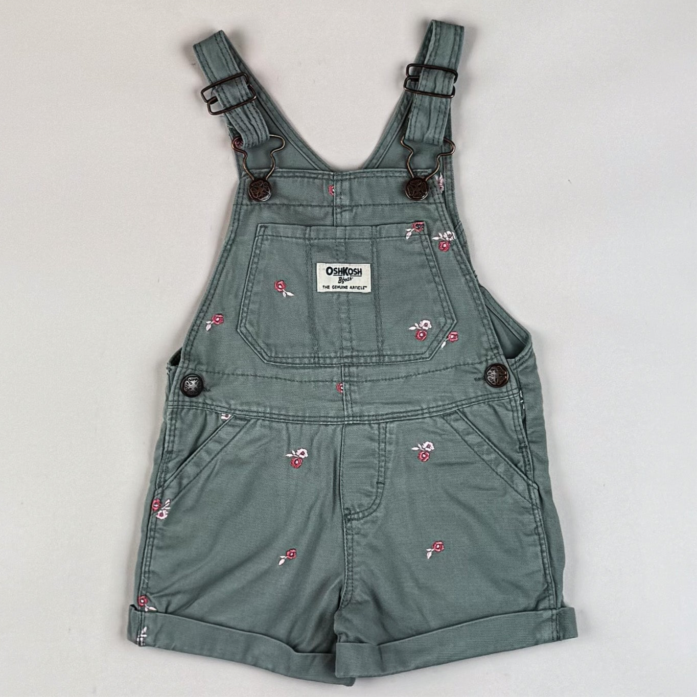OshKosh Shortalls with Embroidery