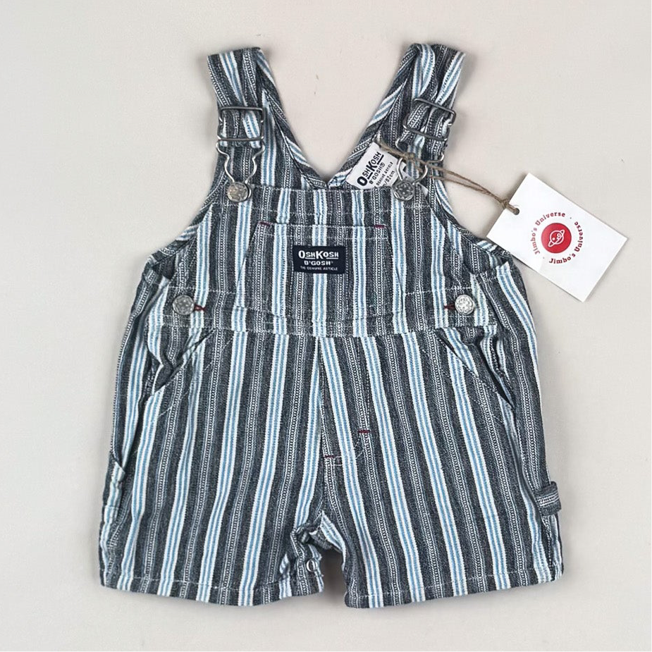 Striped Vintage OshKosh Shortalls