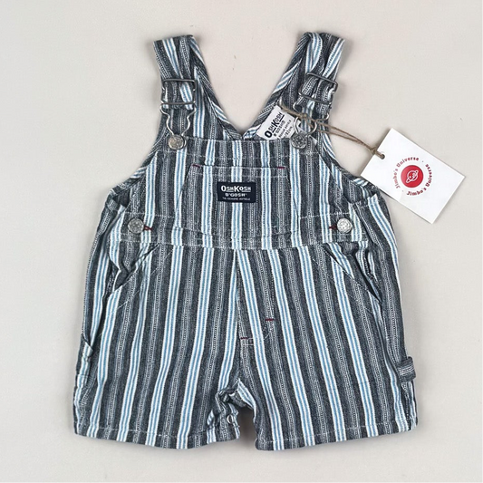 Striped Vintage OshKosh Shortalls