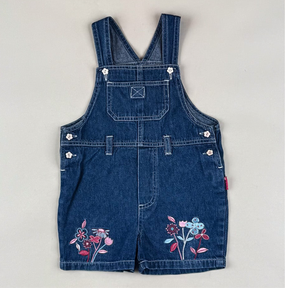 Vintage Shortalls with Embroidery